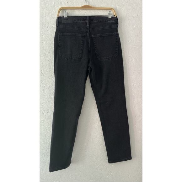 Everlane Jeans Womens 27 Black Crop StraightOrganic Cotton Original Cheeky Denim - Picture 6 of 11